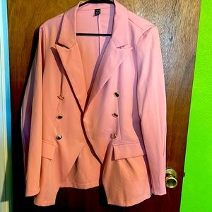 Shein pink blazer